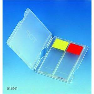 Microscope Slide Mailer Polypropylene 2 Position Snap Top Lid 1000/Ca