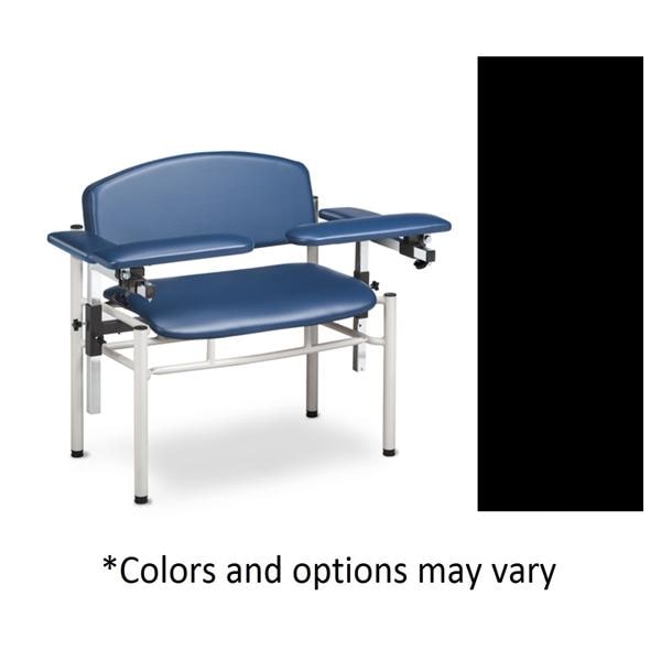 SC Series Blood Draw Chair Black 300lb Capacity Ea