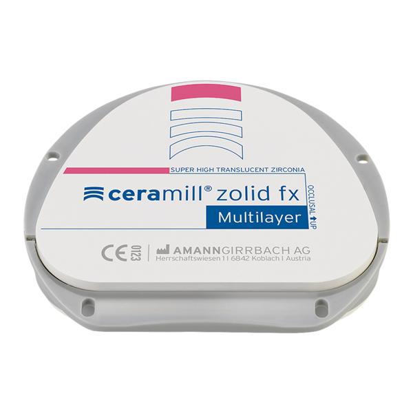 Ceramill Zolid FXML Zirconia Disc B2/B3 71x16 Ea product image