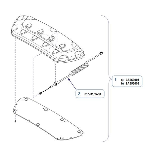 Assembly Foot Control For 630 Power Procedure Table Ea