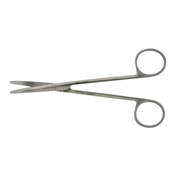 Fomon Scissors Strongly Curved 5-1/8" Stainless Steel Non-Sterile Reusable Ea