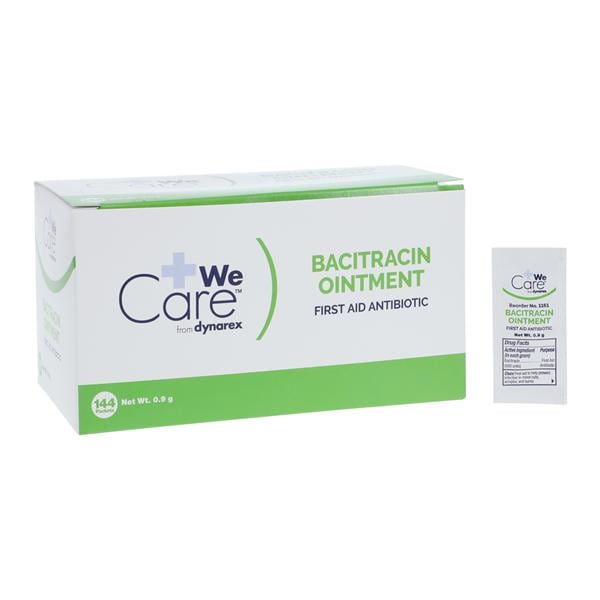 Bacitracin Ointment 0.9gm 144/Bx, 12 BX/CA