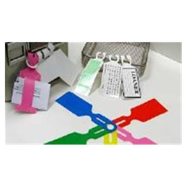 Instrument Tray Label White 9.5x2 Disposable 500/Bx