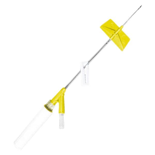 Saf-T-Intima IV Catheter Safety 24 Gauge 3/4" Yellow 25/Bx, 8 BX/CA