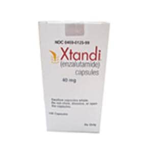 Xtandi Capsules 40mg Bottle 120/Bottle Each