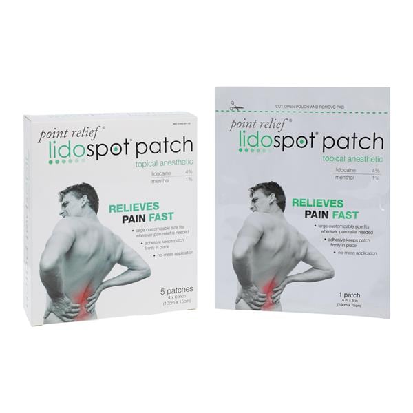 Point Relief LidoSpot Patch 5/Pk