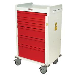 Mobile Cart (6) Drawer Breakaway Lock
