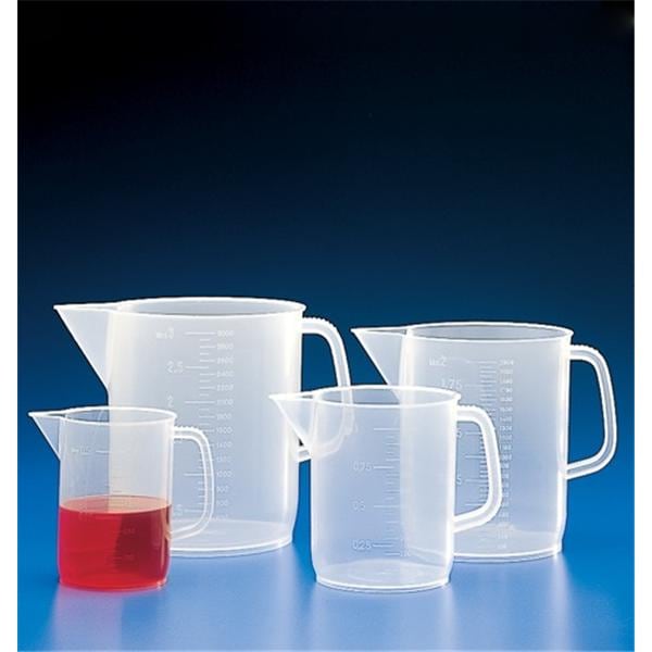 Beaker Polypropylene Clear 5000mL Ea