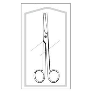 Econo Mayo Dissecting Scissors Straight 5-1/2" Stainless Steel Strl Disp 50/Ca