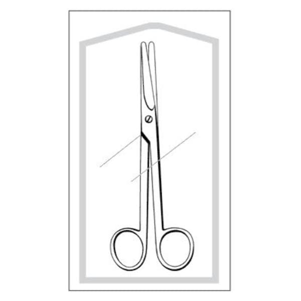 Econo Mayo Dissecting Scissors Straight 5-1/2" Stainless Steel Strl Disp 50/Ca
