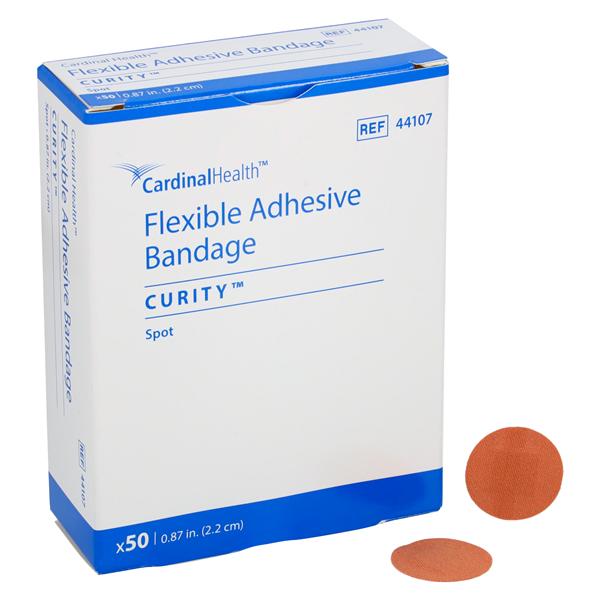 Curity Adhesive Bandage Fabric 7/8" Tan Sterile 50/Bx, 24 BX/CA