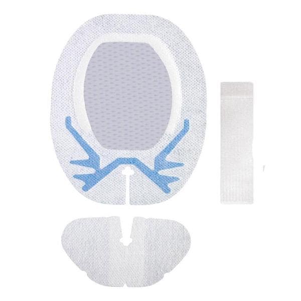 SorbaView Shield Film Window Dressing Oval Adhesive Transparent Absorbent