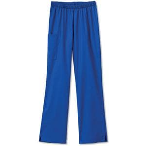 Fundamentals Scrub Pant Poly/Ctn w/ Sl Rls 2 Pockets Large Galaxy Blue Womens Ea