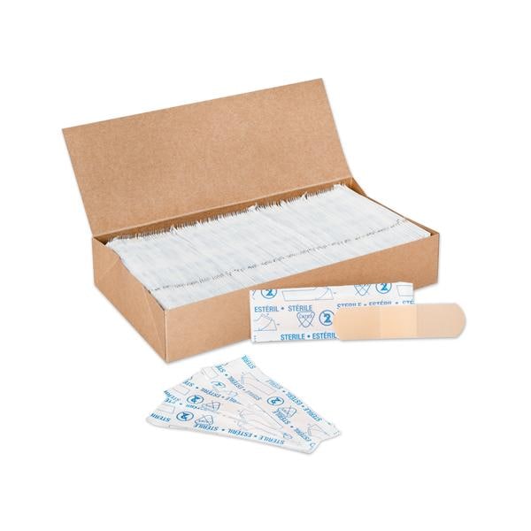 American White Cross Stat Strip Adhesive Bandage Plastic 3/4x3" Shr Strl 1500/Ca