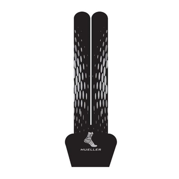 EasyFit Kinesiology Tape 100% Cotton Pre Cut White/Black Ea