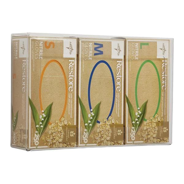 PETG Plastic Glove Box Holder Triple 6/Ca