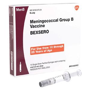 Bexsero Meningitis B Injectable 0.5mL PFS 10/Package