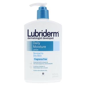 Lubriderm Daily Moisturizing Lotion Fragrance Free 16oz/Bt