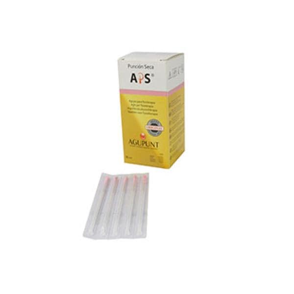 APS Dry Needling Needle 0.30x50mm Pink Conventional 100/Bx, 1 BX/CA