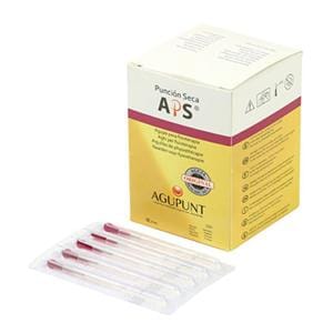 APS Dry Needling Needle 0.25x13mm Dark Pink Conventional 100/Bx