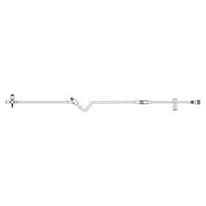 IV Extension Set Needleless 42" Rmvbl Crst Inj Site: 6 Spnlk/LL Cnctr 100/Ca