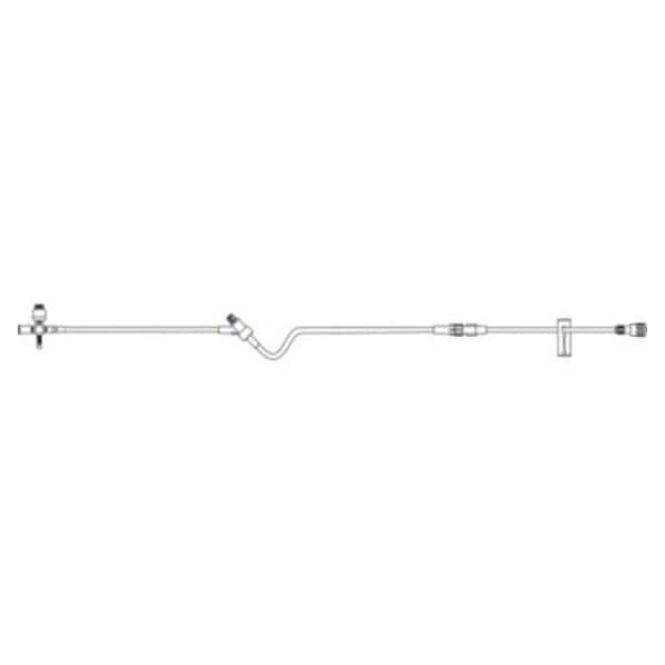 IV Extension Set Needleless 42" Rmvbl Crst Inj Site: 6 Spnlk/LL Cnctr 100/Ca