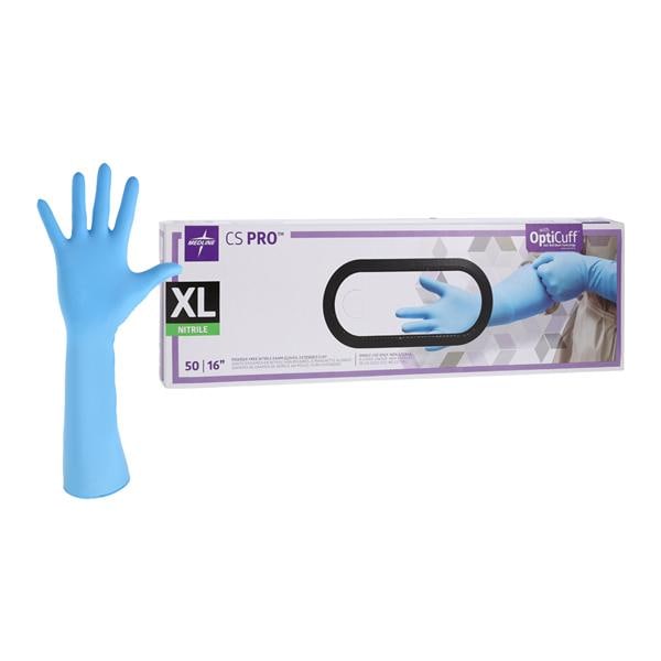 CS PRO Nitrile Exam Gloves X-Large Blue Non-Sterile