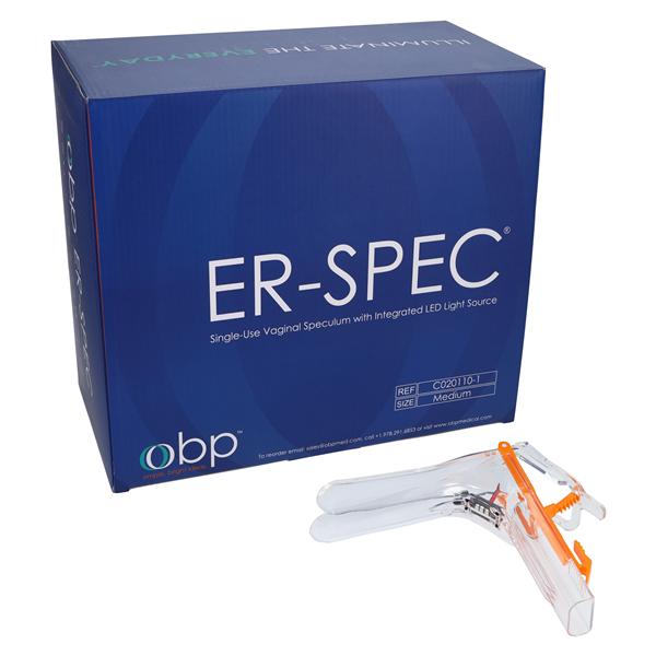 ER-SPEC Vaginal Speculum Lighted 18/Bx