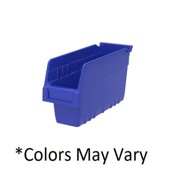 ShelfMax Storage Bin Blue Plastic 11-5/8x4-1/8x6" 16/Ct
