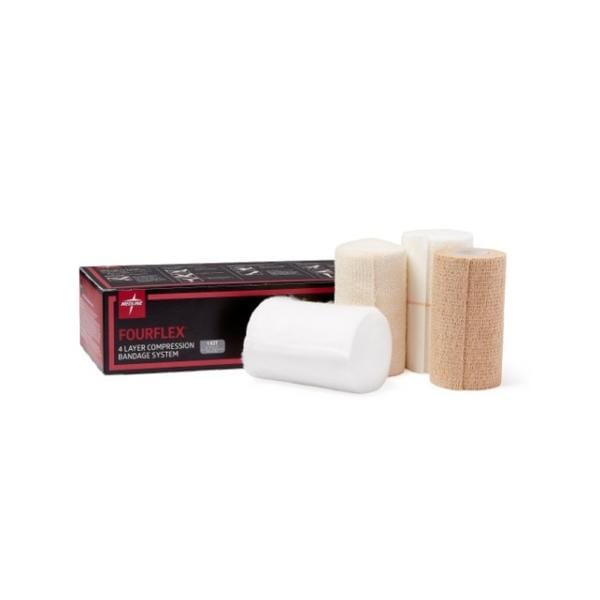 FourFlex Compression Bandage System Gauze 4" Non-Sterile 8/Ca