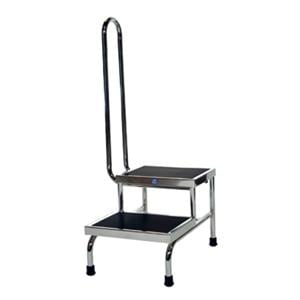 Stool Step Chrome 4 Leg 2 Step Ea