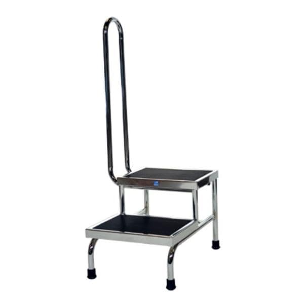 Stool Step Chrome 4 Leg 2 Step Ea