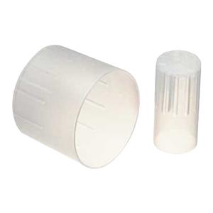 KIM-KAP Push Tube Cap Polypropylene Clear 20mm 1000/Ca