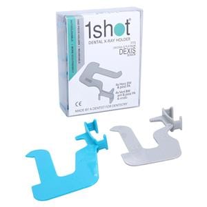 1shot Sensor Holder Horizontal / Vertical Teal / Silver 8/Pk