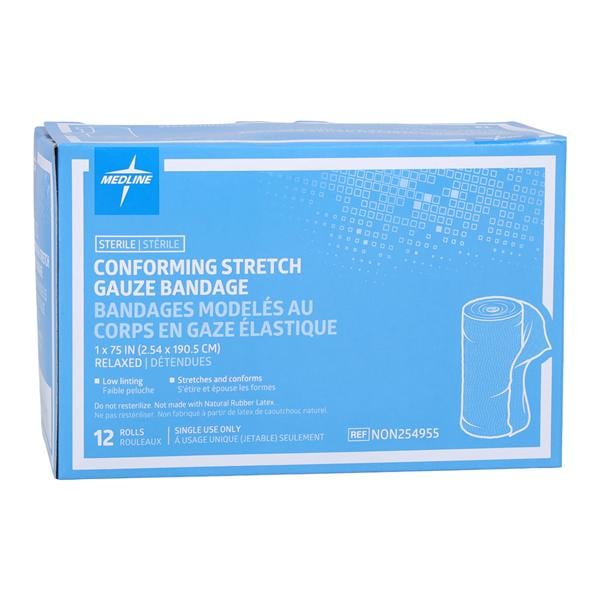 Sof-Form Gauze Bandage Rayon Polyester Blend 1x75" Sterile 96/Ca
