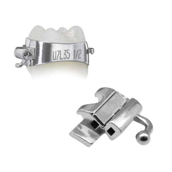 Elite® Molar Band Pre-Welded Assembly LR6 -25 T/0A/+4Off Size 39 Double 1/Pk