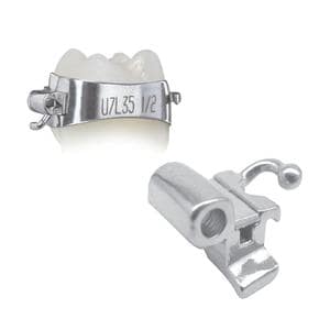 Elite® Molar Band Pre-Welded Assembly UL6 -10T /0A+10Off Size 32.5 Double 1/Pk