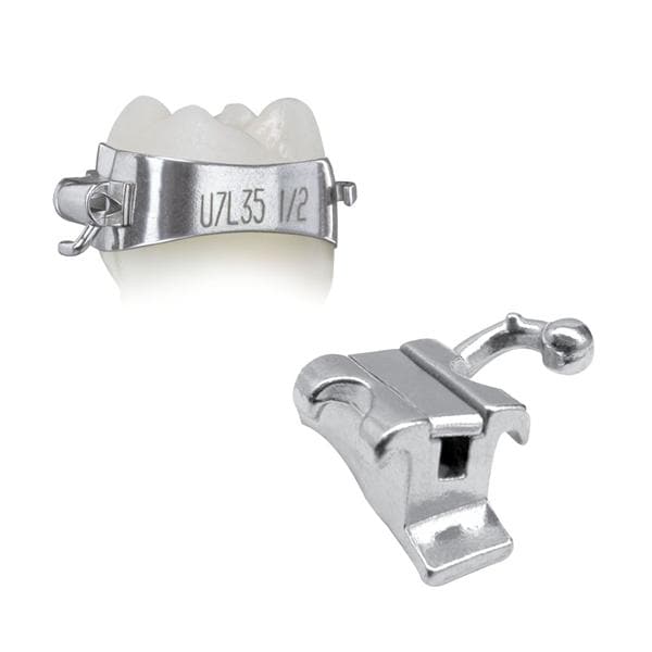 Elite Molar Band Pre-Welded Assembly UL6 -10T /0A+10Off Size 38 Single 1/Pk