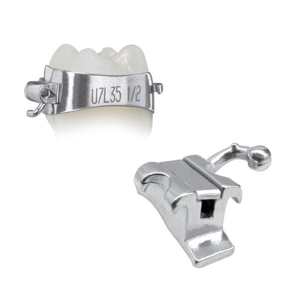 Elite® Molar Band Pre-Welded Assembly UL6 -10T /0A+10Off Size 44 Single 1/Pk