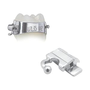 Elite® Molar Band Pre-Welded Assembly LL6 -25 T/0A/+4Off Size 39 Single 1/Pk