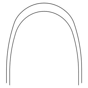 Archwire Nitanium Lower Pro Form Arch 0.016 in 10/Pk