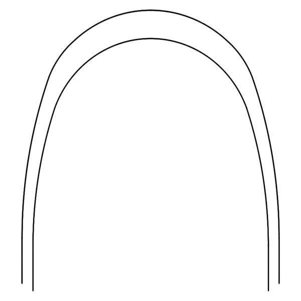 Archwire Nitanium Lower Pro Form Arch 0.016 in 10/Pk