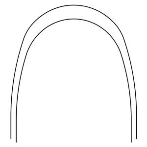 Archwire Nitanium Upper 0.016 in x 0.016 in 100/Pk