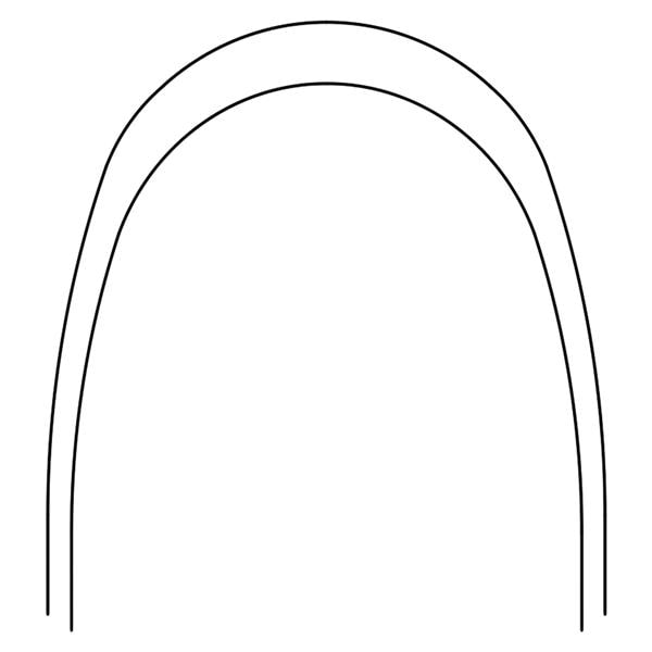 Archwire Nitanium Lower Pro Form Arch 0.016 in x 0.022 in 10/Pk