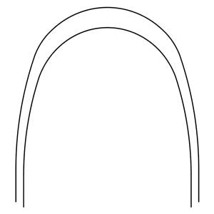 Archwire Nitanium Upper 0.018 in x 0.025 in Ea