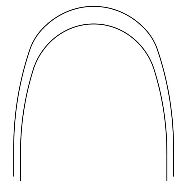 Archwire Nitanium Upper 0.018 in x 0.025 in Ea