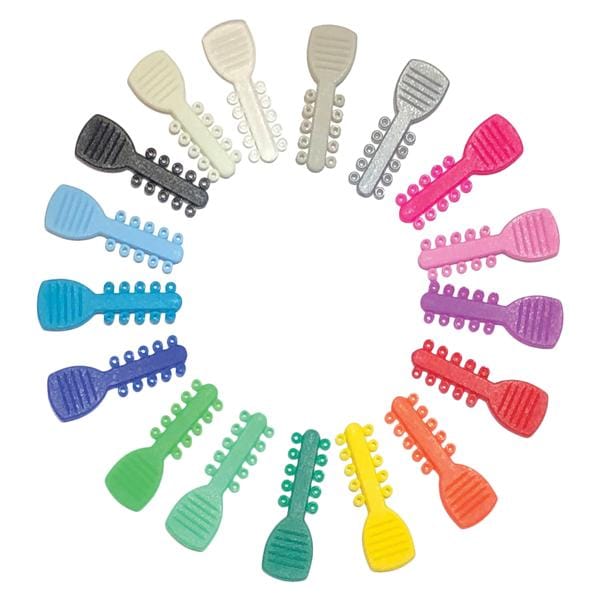 Ligature Ties 0.120 in Neon Blue 50/Pk