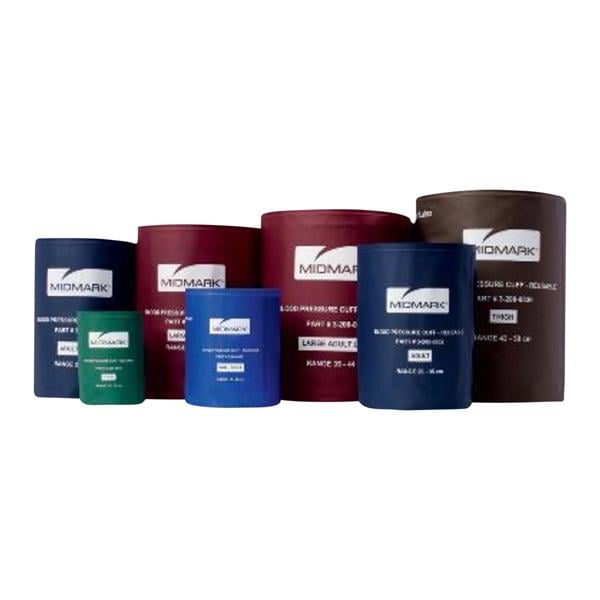 IQVitals Zone Blood Pressure Cuff White/Navy Blue For Vital Signs Monitor Ea