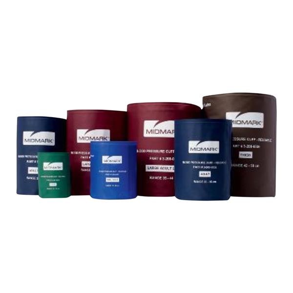 IQVitals Zone Blood Pressure Cuff White/Burgundy For Vital Signs Monitor Ea