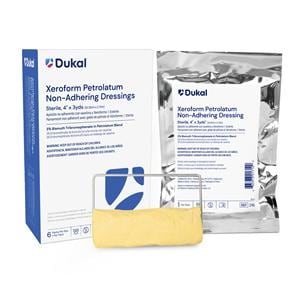 Gauze Xeroform Dressing 4"x3yds Sterile Bismuth Tribromophenate LF